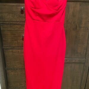 Windsor Strapless Red Dress